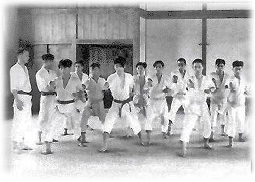 Otsuka Sesei and karate class